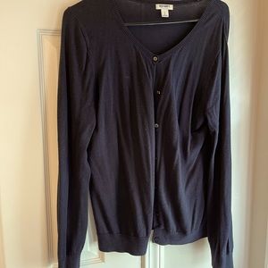 Black old navy cardigan XL
